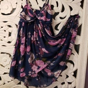 Free people dress floral high low